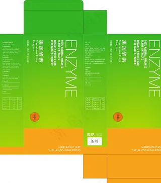 综合果蔬酵素包装盒图片