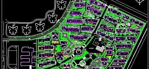 居住小区规划总平面图