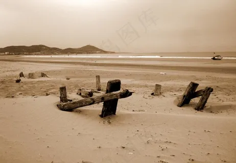 木船残影(青岛风光)图片 木船残影(青岛风光)图片