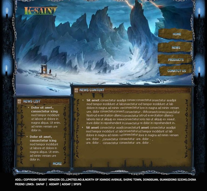 企业游戏魔幻创意网站图片(766X765(DPI:72))psd模版下载