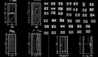 常用cad门图库图片