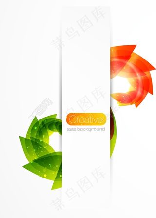 树叶背景矢量图