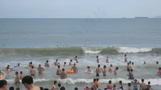 夏天的海滩图片