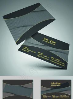 简洁时尚名片图片