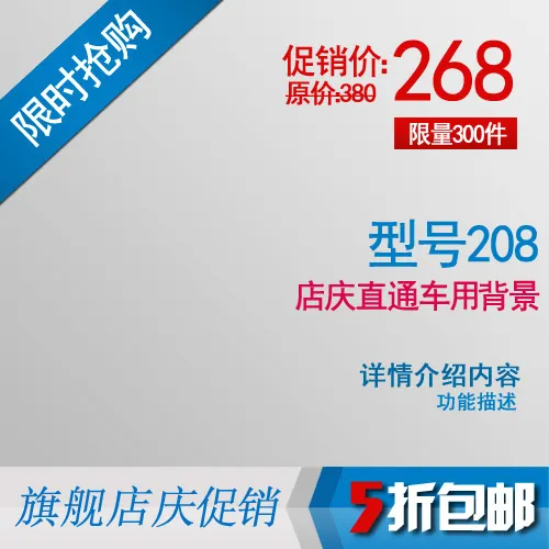 店铺庆促销psd模版下载