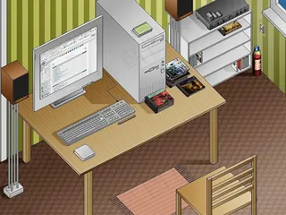 现代办公电脑桌