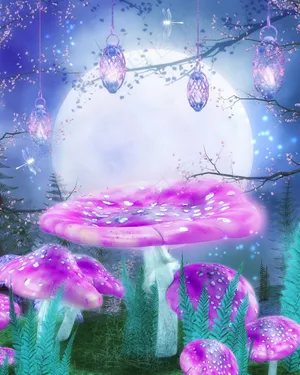 奇幻场景插画