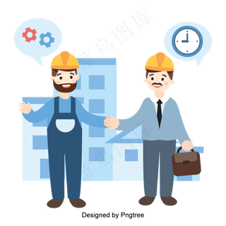 平面生产与施工合作说明,免抠元素