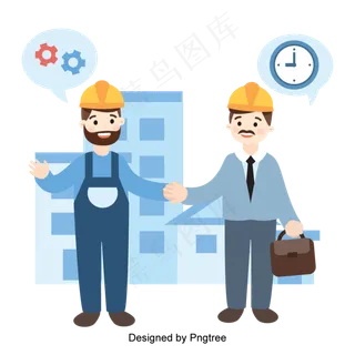 平面生产与施工合作说明,免抠元素