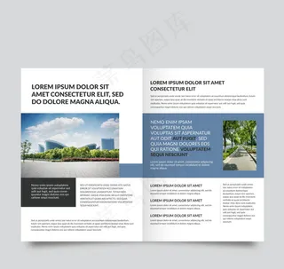 现代商务传单模板