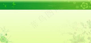 绿色展板图片