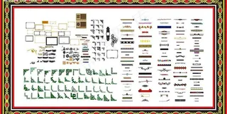 实用1000种花边相框图片