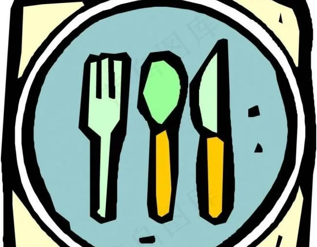 西餐示意牌图片eps,ai矢量模版下载