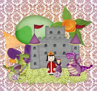 卡通相框背景图片