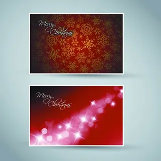 圣诞节主题背景卡片矢量素材
