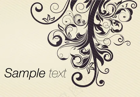 时尚潮流花纹底纹背景素材