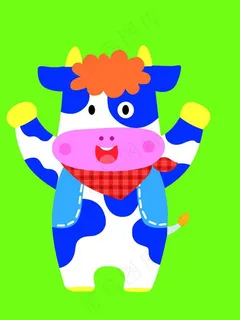 卡通奶牛图片 卡通奶牛图片