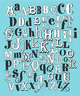 欧式复古字体设计