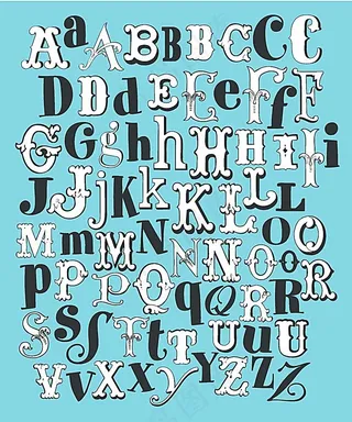 欧式复古字体设计