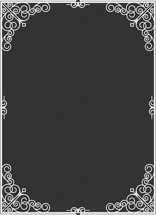 精美古典花边边框设计矢量素材