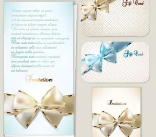 精致邀请卡片设计矢量素材二