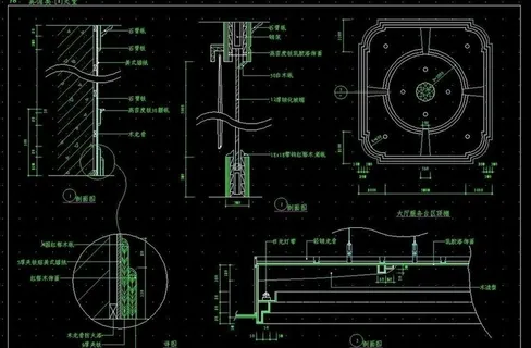 宾馆大厅服务台顶棚