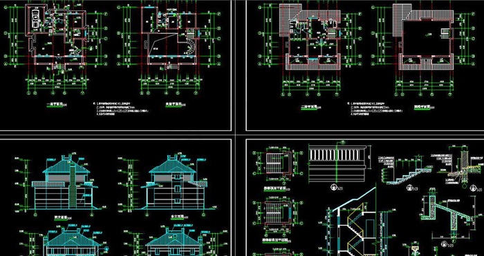 别墅建筑全图