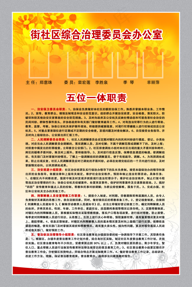 社区展板psd模版下载