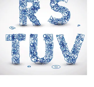 创意字母设计矢量图2