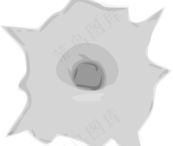 子弹孔夹艺术