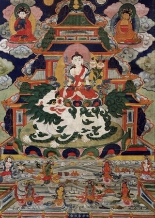 大白伞盖佛母图片