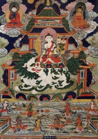 大白伞盖佛母图片