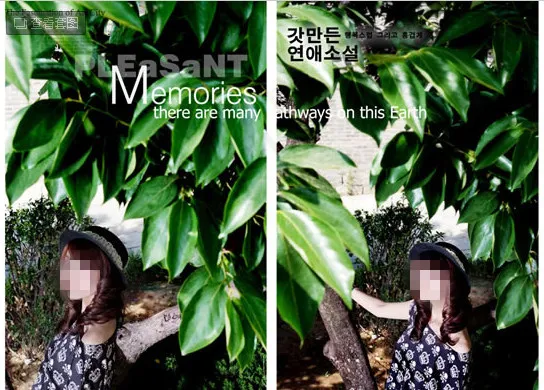 时尚写真psd模版下载