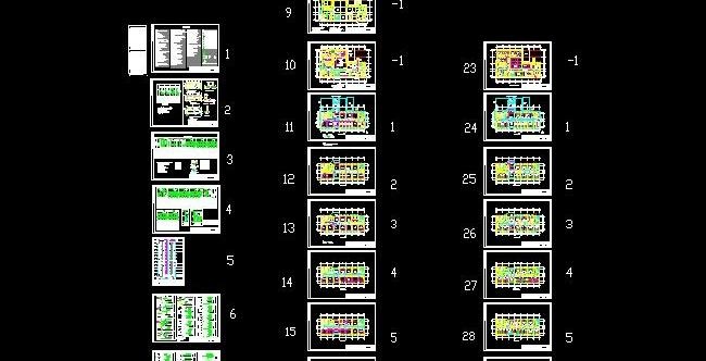 十一层办公楼电气照明施工图