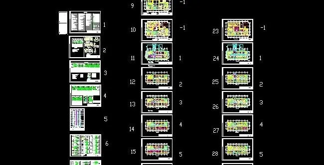 十一层办公楼电气照明施工图
