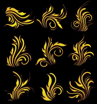 02矢量花纹背景