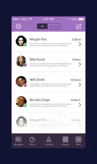 viber for ios7界面分...