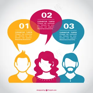 卡通商业精英矢量图片