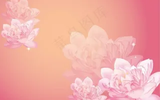 梦幻矢量荷花图片