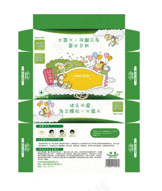 卡通口罩包装