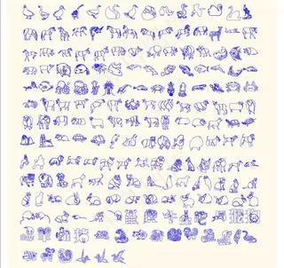 手绘矢量动物图片