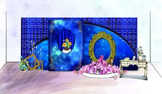 星空欧式主题婚礼