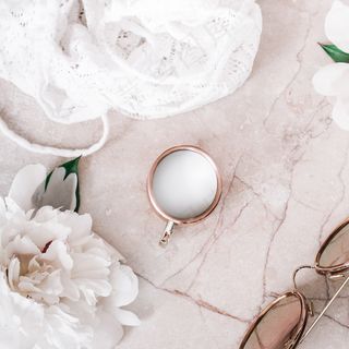 简约小清新文艺风插花静物摆拍背景