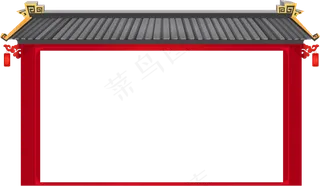 中国风简约门头素材