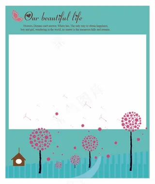 婚礼背景投影幕喷绘psd源文件