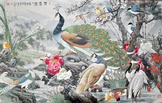 春意盎然 国画图片