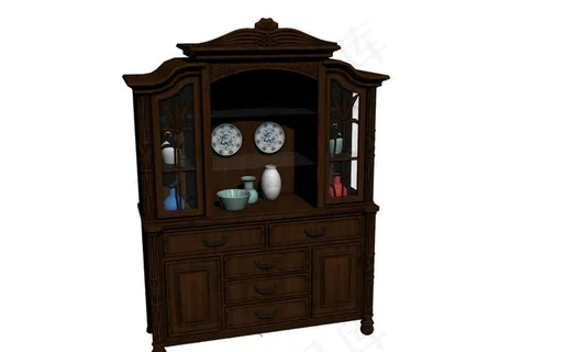 柜子模型图片