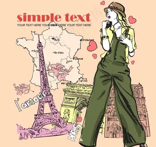 时尚女人动漫人物图片