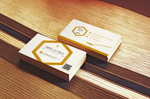 AI格式简约风格食品品牌名片设计