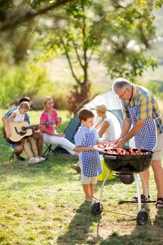 户外野餐烧烤游玩家庭朋友聚餐图片